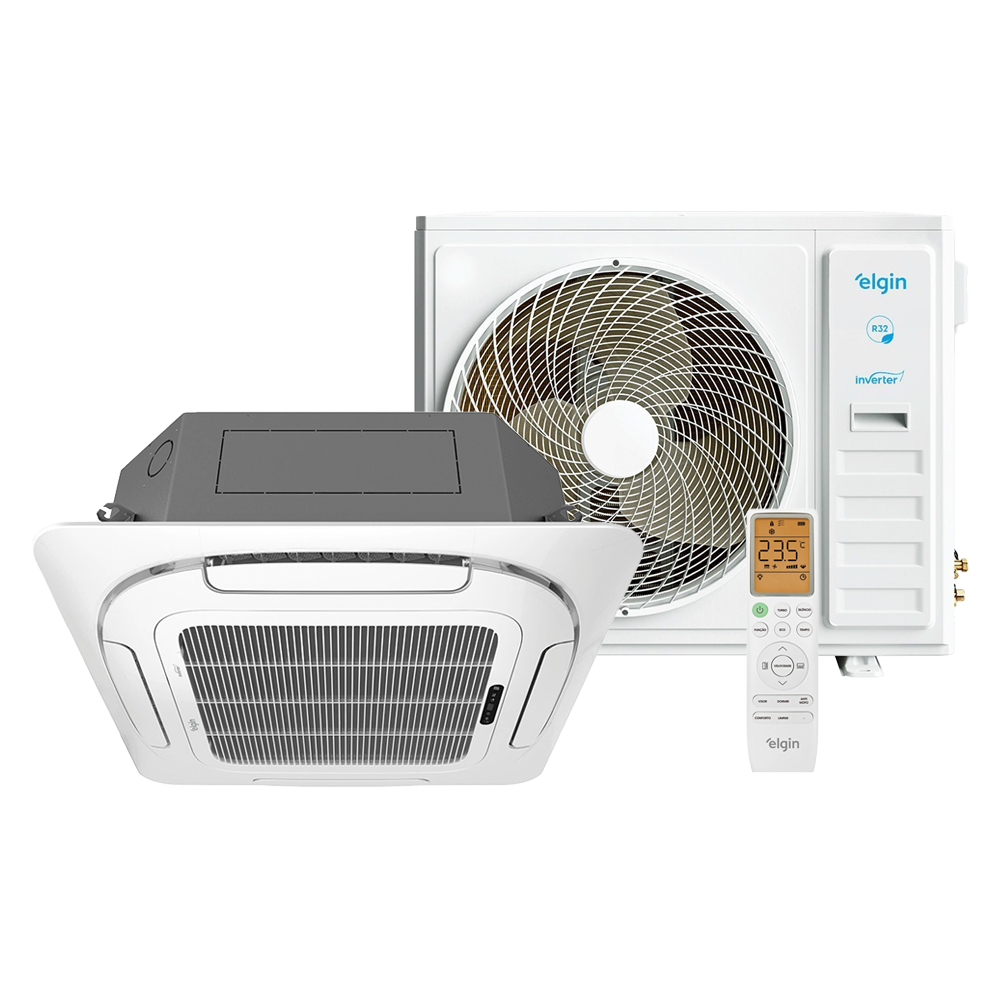 Ar Condicionado Cassete Elgin Inverter Wi-Fi 57000 Btus Frio 220v R-32